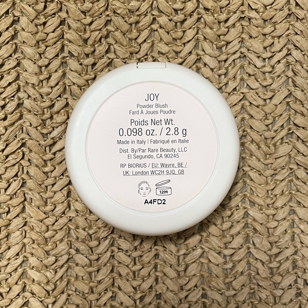 Rare Beauty Soft Pinch Luminous Powder Blush Compact Shade JOY - NEW - Picture 9 of 13
